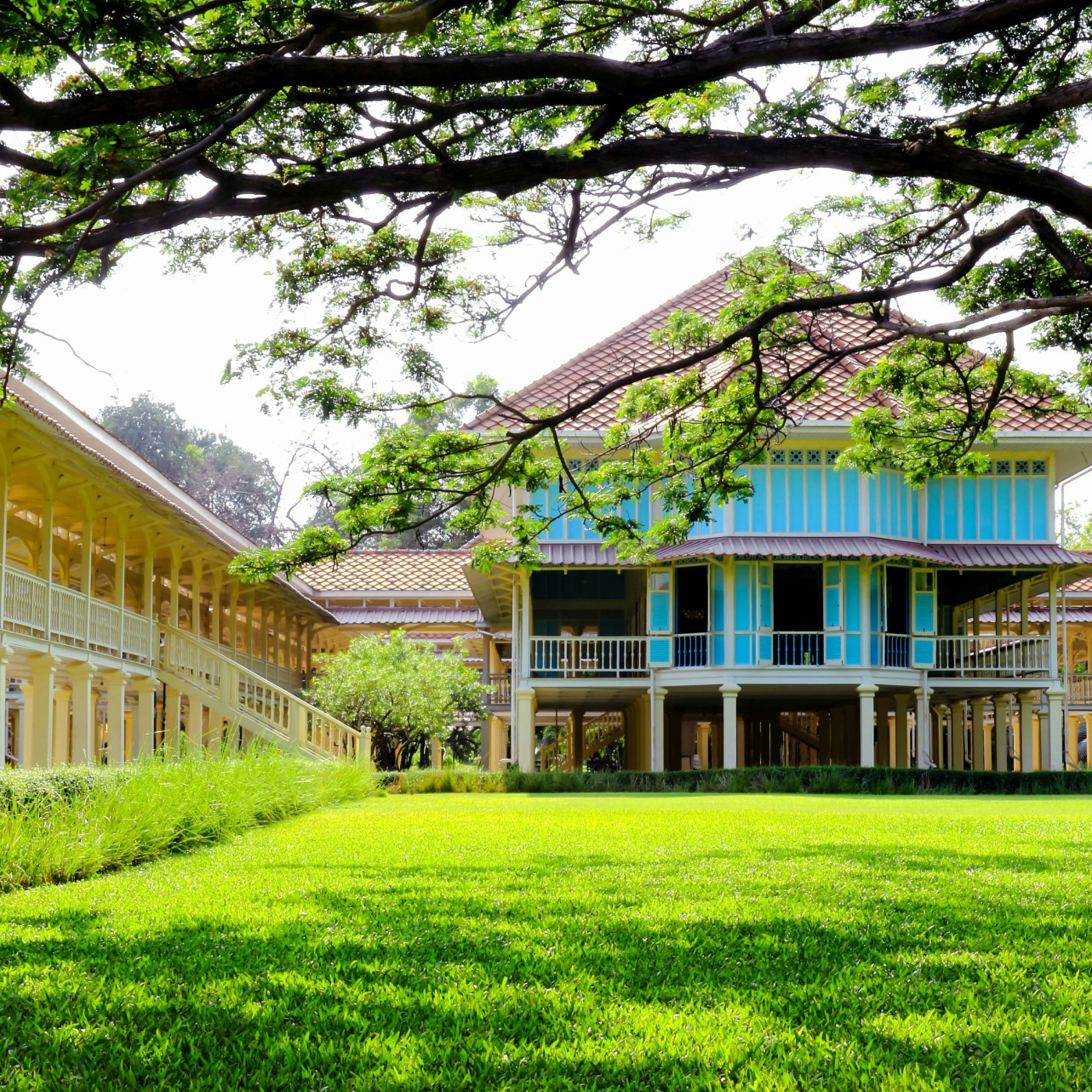 Ancient palace, Marukhathaiyawan Palace in Cha-Am,Petchaburi Pro