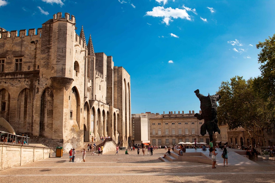 Palais Des Papes, Avignon, France. (Photo by Marka/UIG via Getty Images)