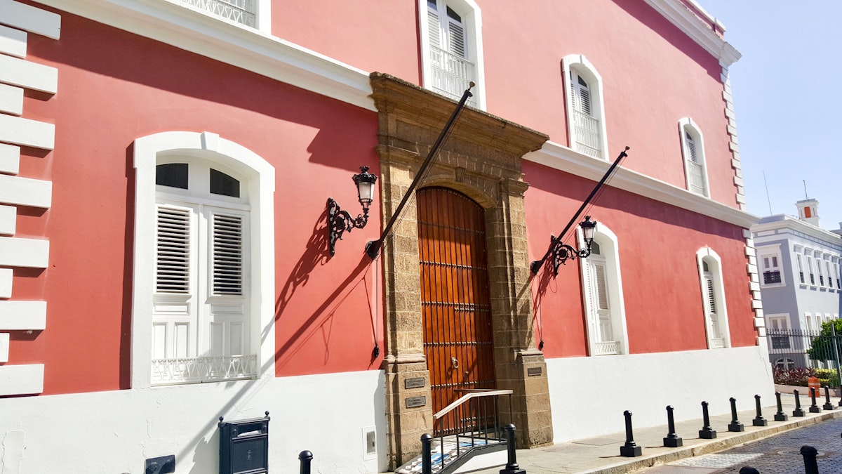 Palacio Rojo on Fortaleza street.