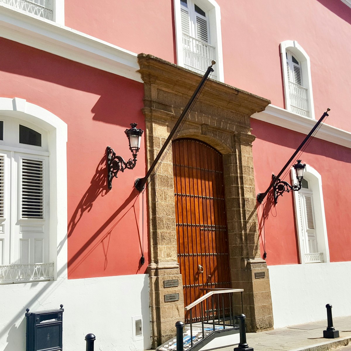 Palacio Rojo on Fortaleza street.
