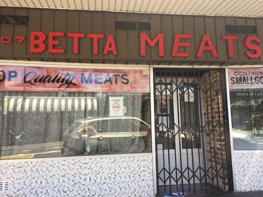 Disguised as Betta Meats on the outside, Earl's Juke Joint is acutally a hip bar that lights up at night.