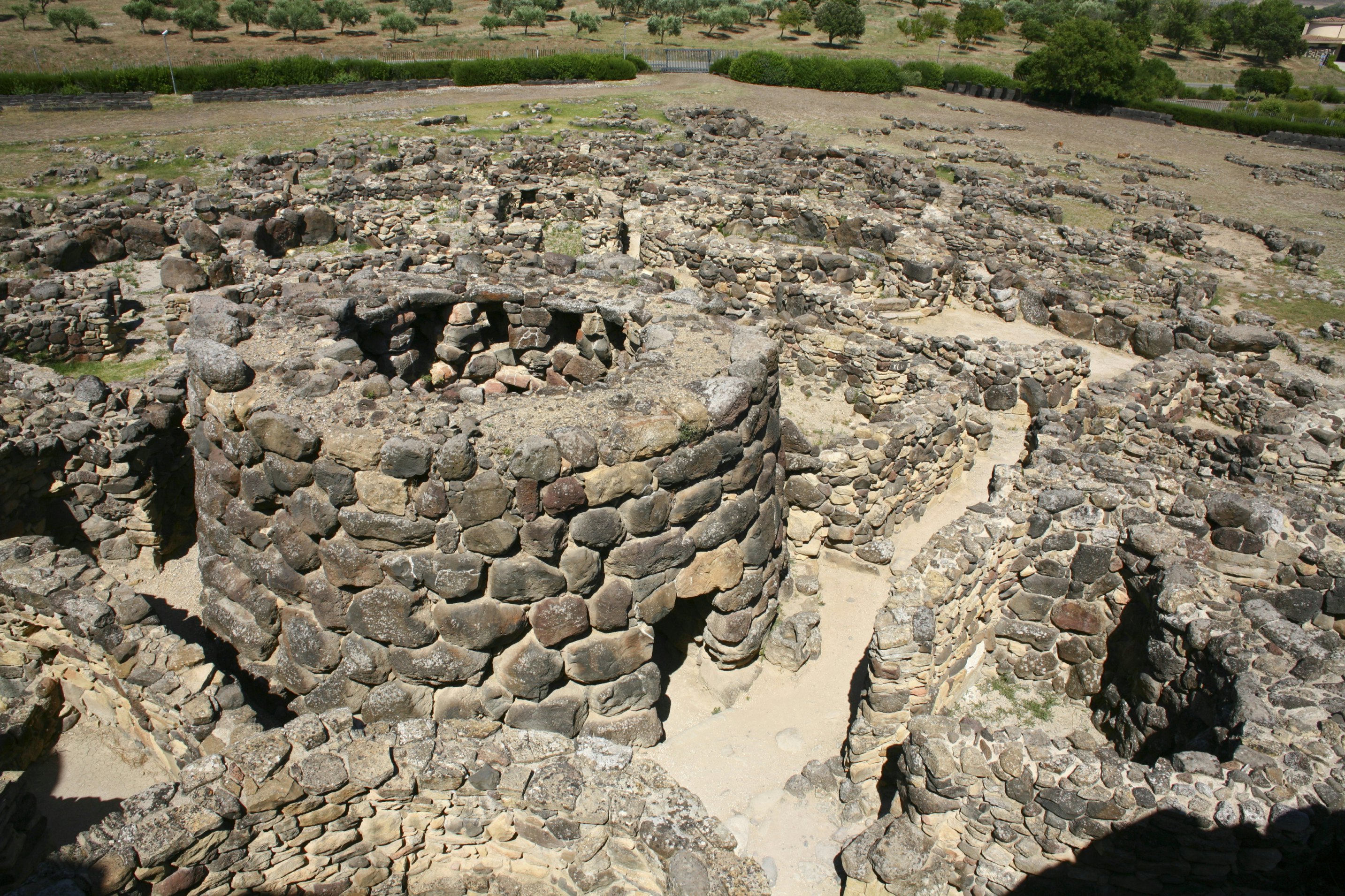 Nuragic Village at Su Nuraxi World Heritage Site near Barumini.