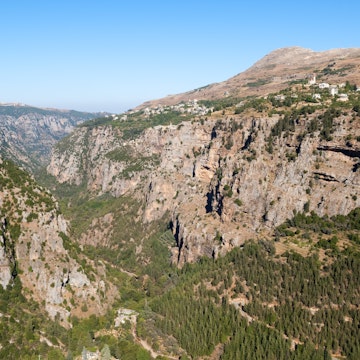 Lebanon's Qadisha Valley landscape