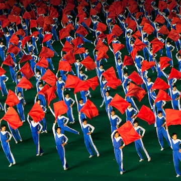 Arirang Mass Game In May Day Stadium, Pyongyang, North Korea