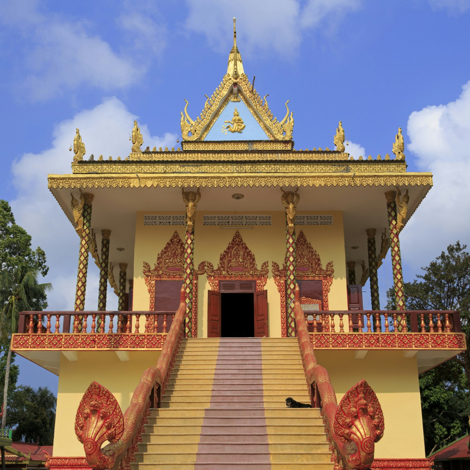 Wat Leu Temple, Sihanoukville Port