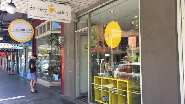 Beehive Gallery shop in Newtown