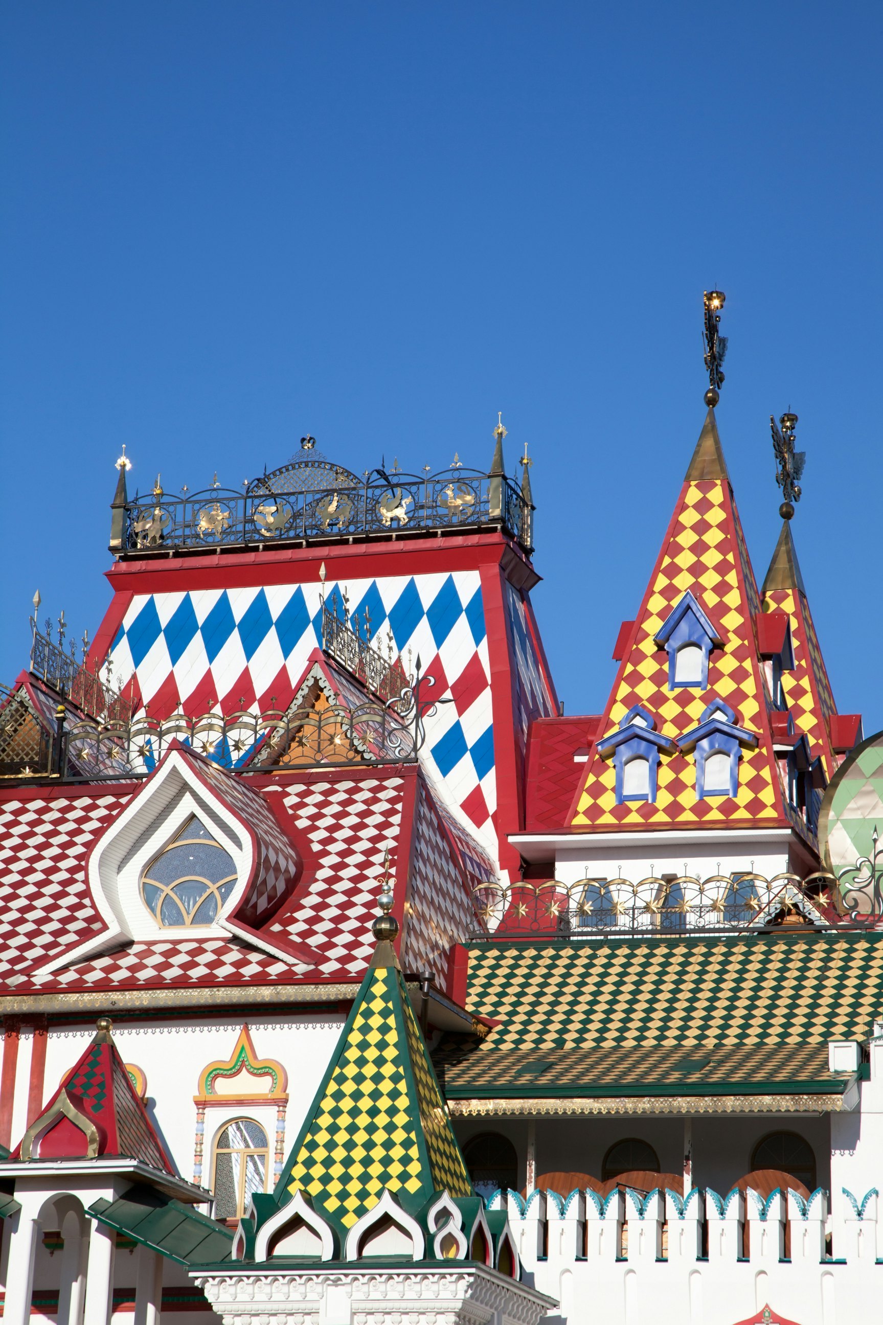 Beautiful kremlin in Izmailovo, Moscow, Russia