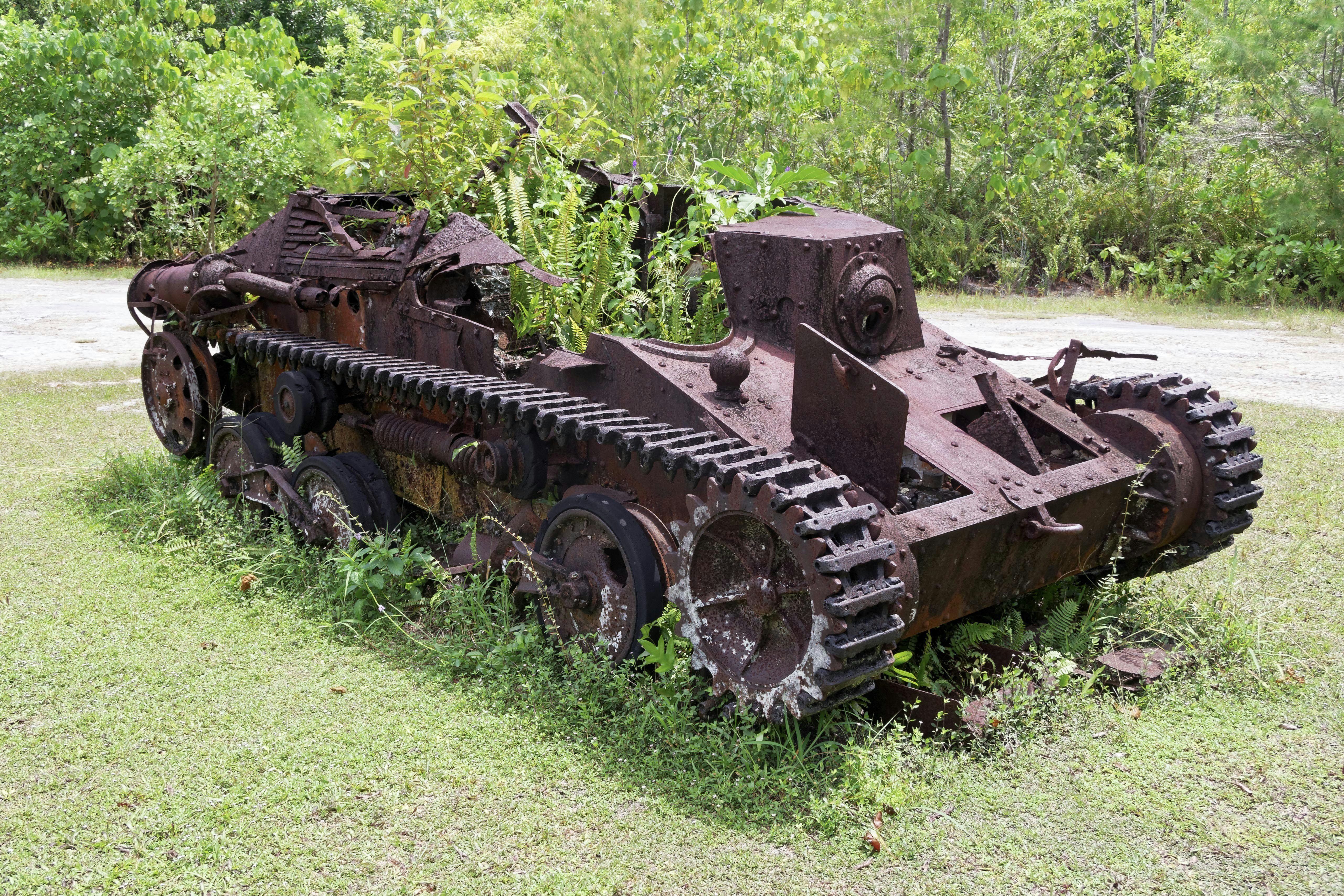 Japanese Tank, Peleliu Island, Palau