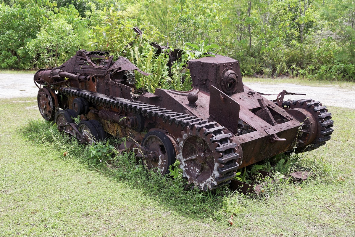 Japanese Tank, Peleliu Island, Palau