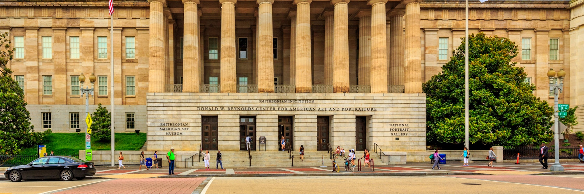 Washington DC, USA - July 1, 2015: The Smithsonian American Art Museum and National Portrait Gallery are both housed in the historic Old Patent Office Building.; Shutterstock ID 330696272; Your name (First / Last): Josh Vogel; GL account no.: 56530; Netsuite department name: Online Design; Full Product or Project name including edition: Digital Content/Sights