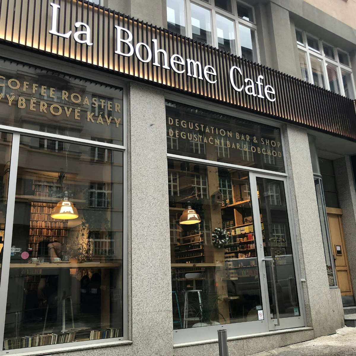 La Boheme Café exterior