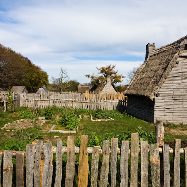 Colonial homes and garden