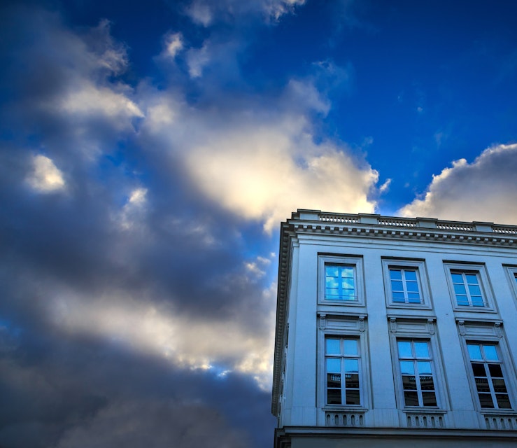 500px Photo ID: 97140433 - The House and the Sky - Magritte Museum