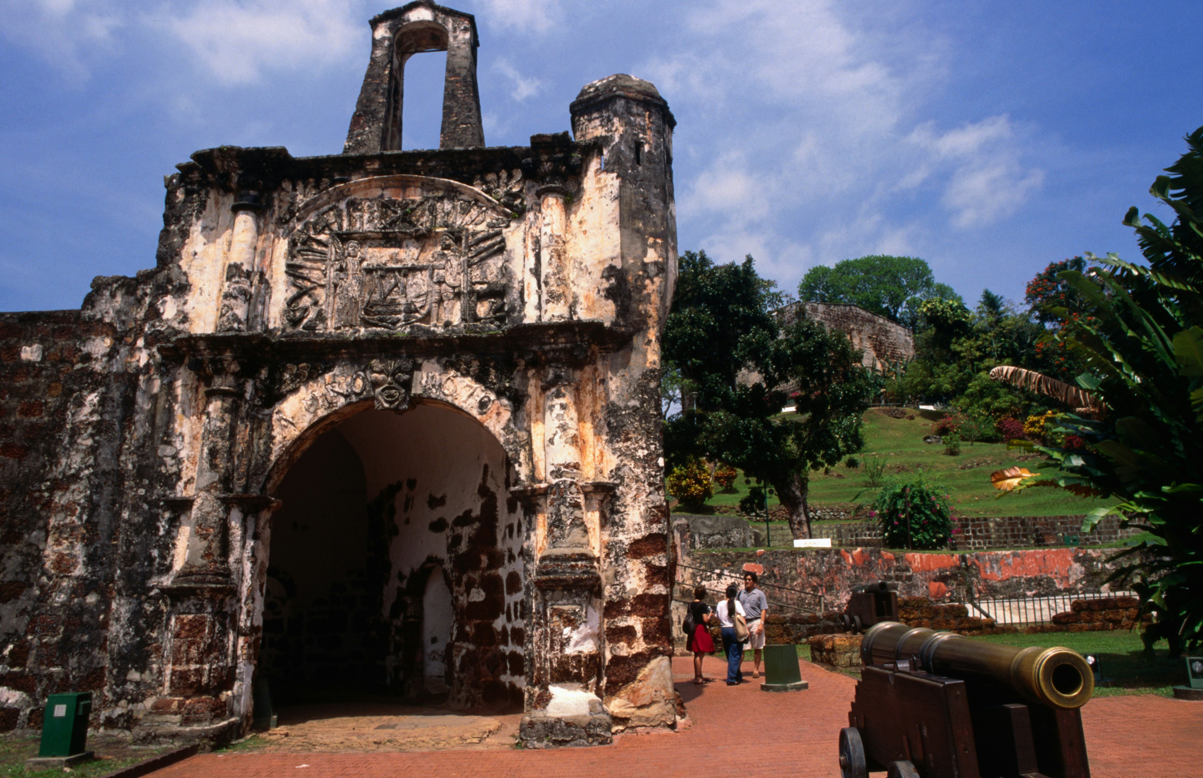 Ruins of fort, Porta de Santiago.