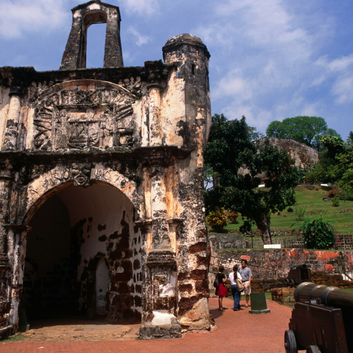 Ruins of fort, Porta de Santiago.