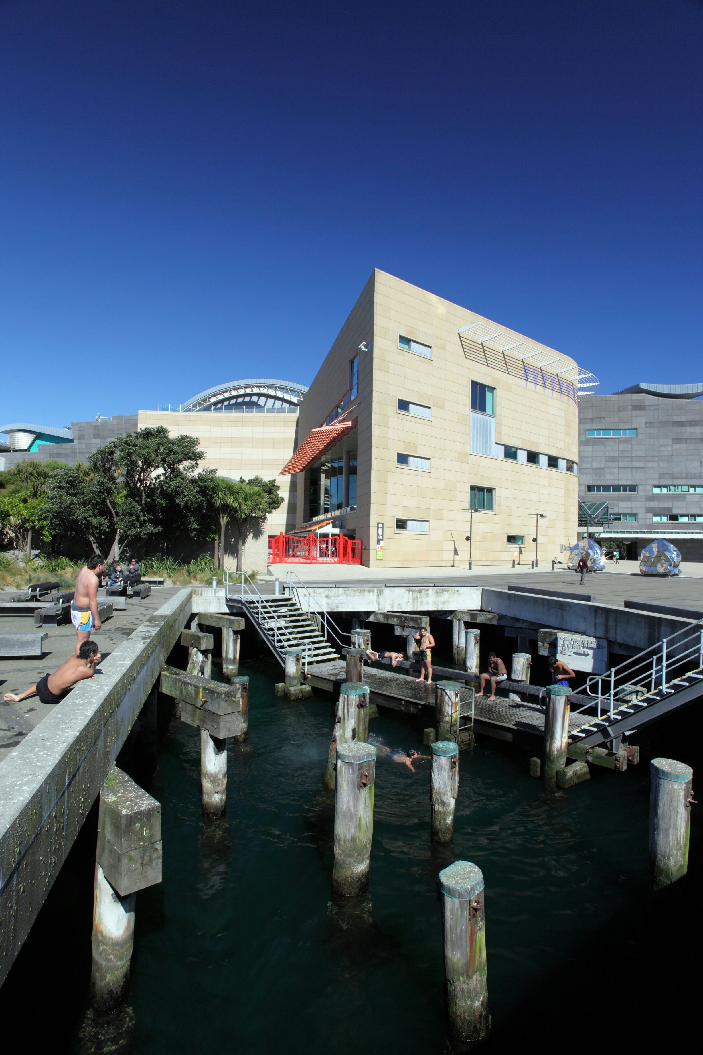 Te Papa National Museum at Lambton Harbour.