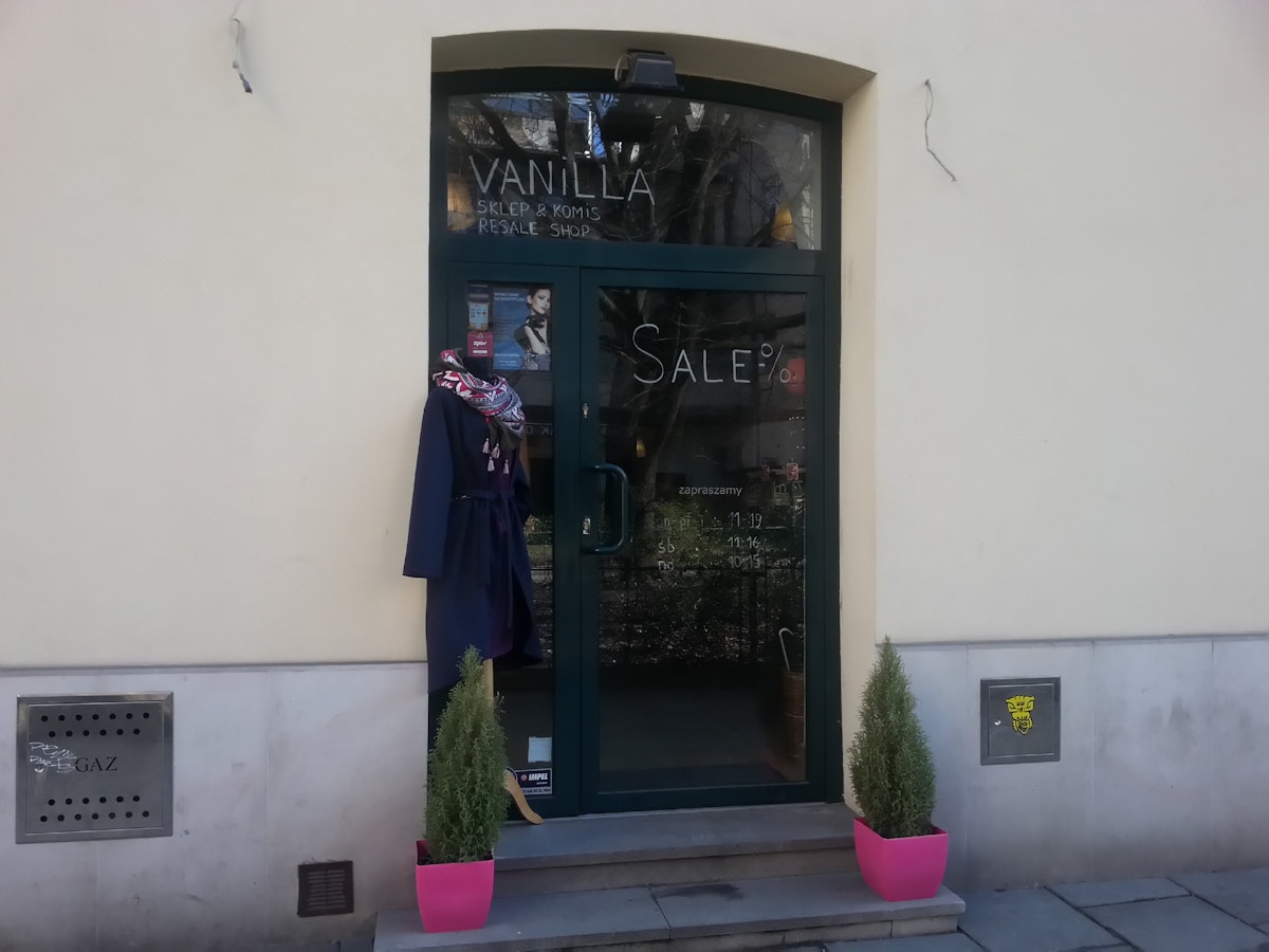 Vanilla, the entrance to the shop is small and unassuming so keep an eye out