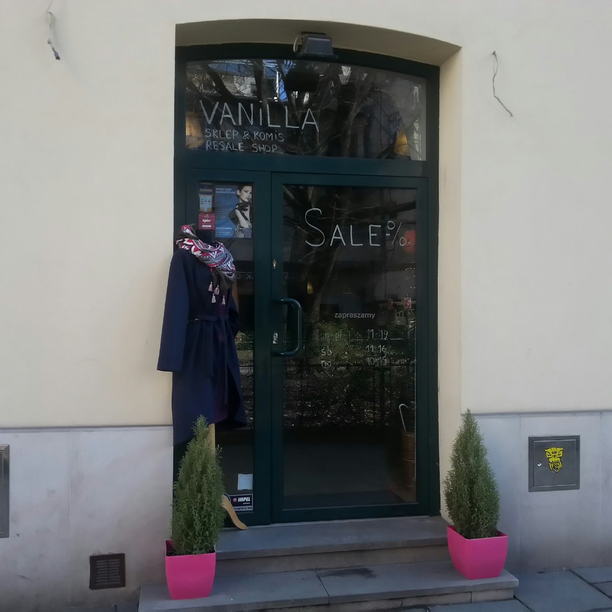 Vanilla, the entrance to the shop is small and unassuming so keep an eye out