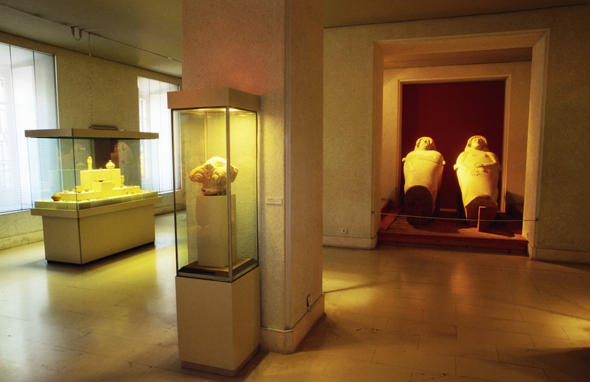 Phoenician Hall in Museo de Cadiz.