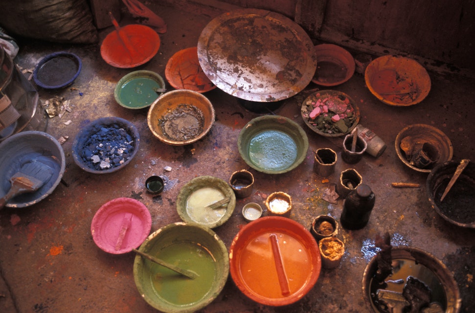 Pigments used for painting