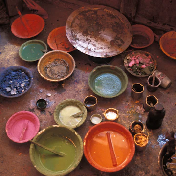 Pigments used for painting