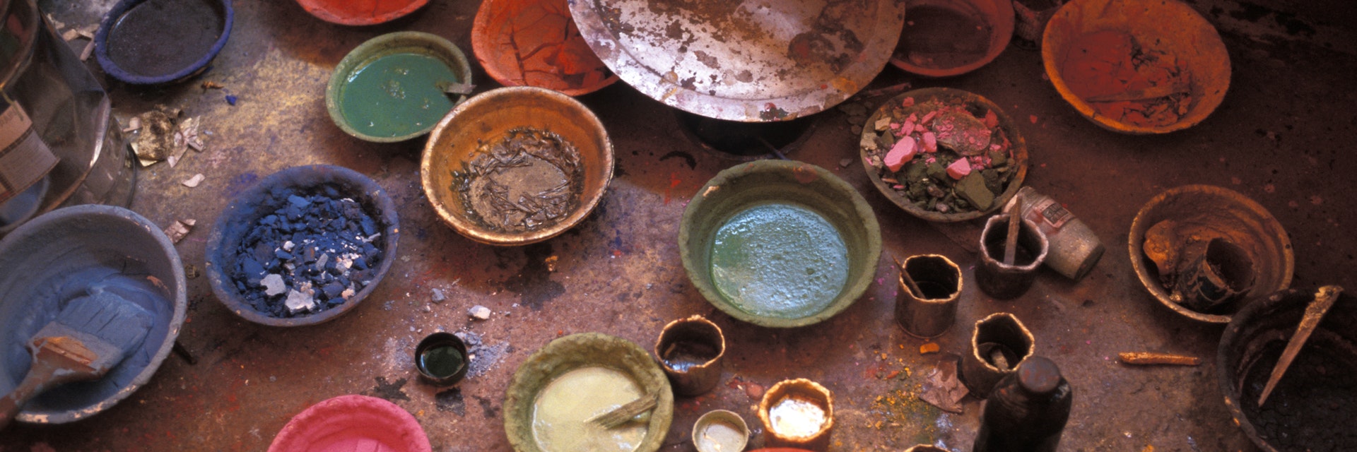 Pigments used for painting