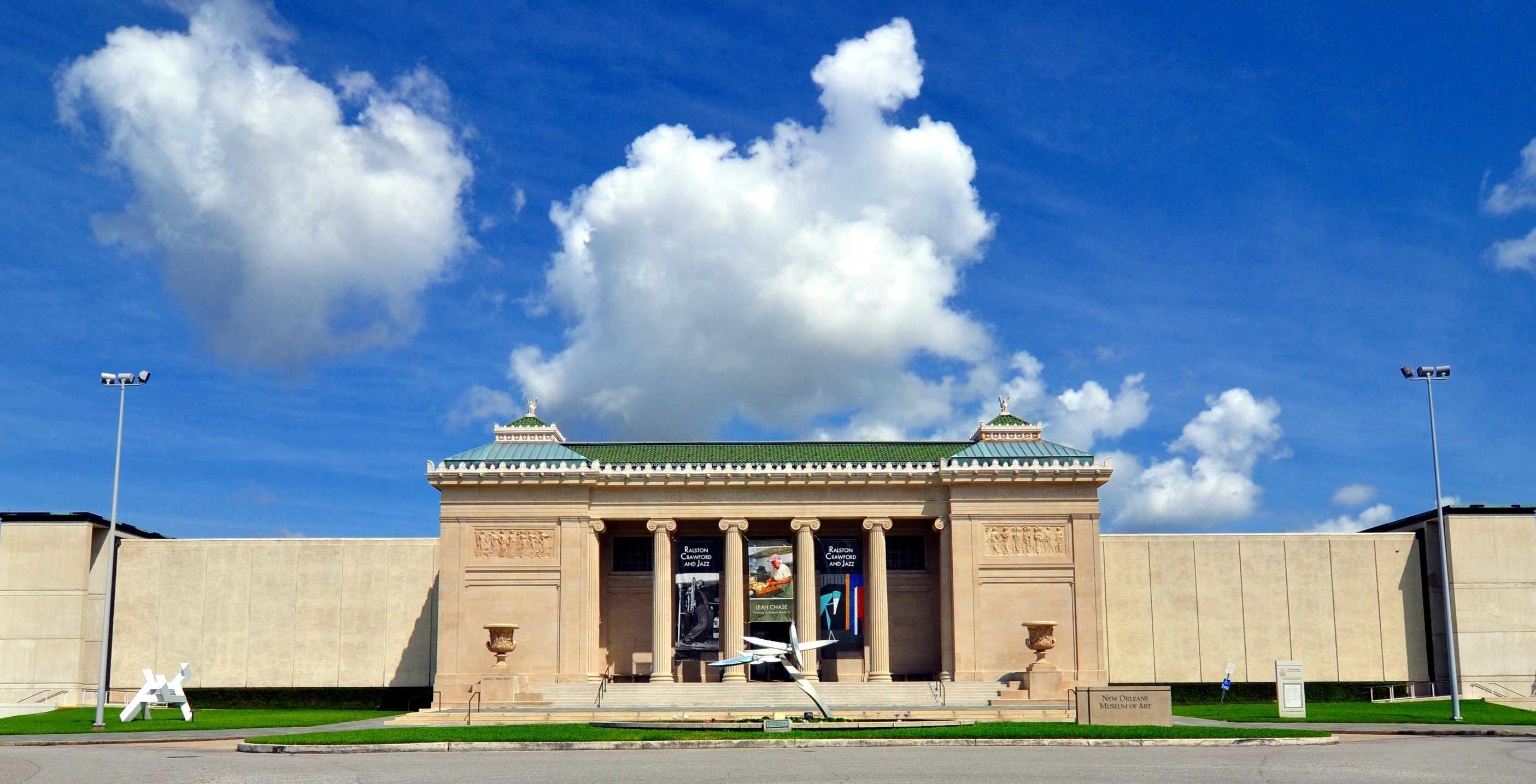 NEW ORLEANS, LOUISIANA, JULY 12:  The New Orleans Museum Of Art, July 12, 2012, in New Orleans, La.  Celebrating 100 years, NOMA is now featuring the "Ralston Crawford And Jazz" exhibition.; Shutterstock ID 107506952; Your name (First / Last): Josh Vogel; Project no. or GL code: 56530; Network activity no. or Cost Centre: Online-Design; Product or Project: 65050/7529/Josh Vogel/LP.com Destination Galleries
