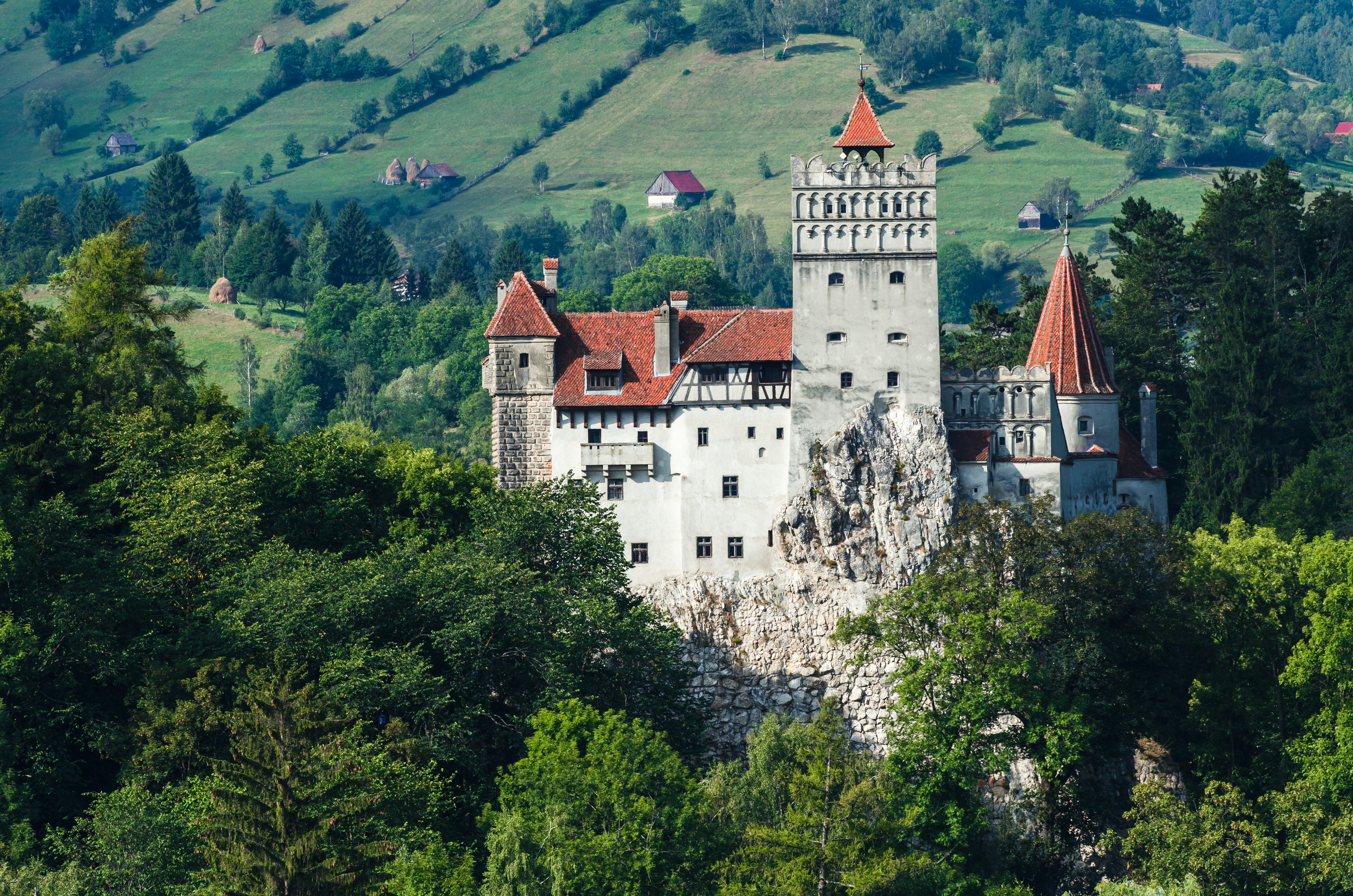 The medieval Castle of Bran. The castle  guarded in the past the border between Transylvania an Wallachia. It is also known for the myth of Dracula.; Shutterstock ID 114267793; Your name (First / Last): Josh Vogel; Project no. or GL code: 56530; Network activity no. or Cost Centre: Online-Design; Product or Project: 65050/7529/Josh Vogel/LP.com Destination Galleries