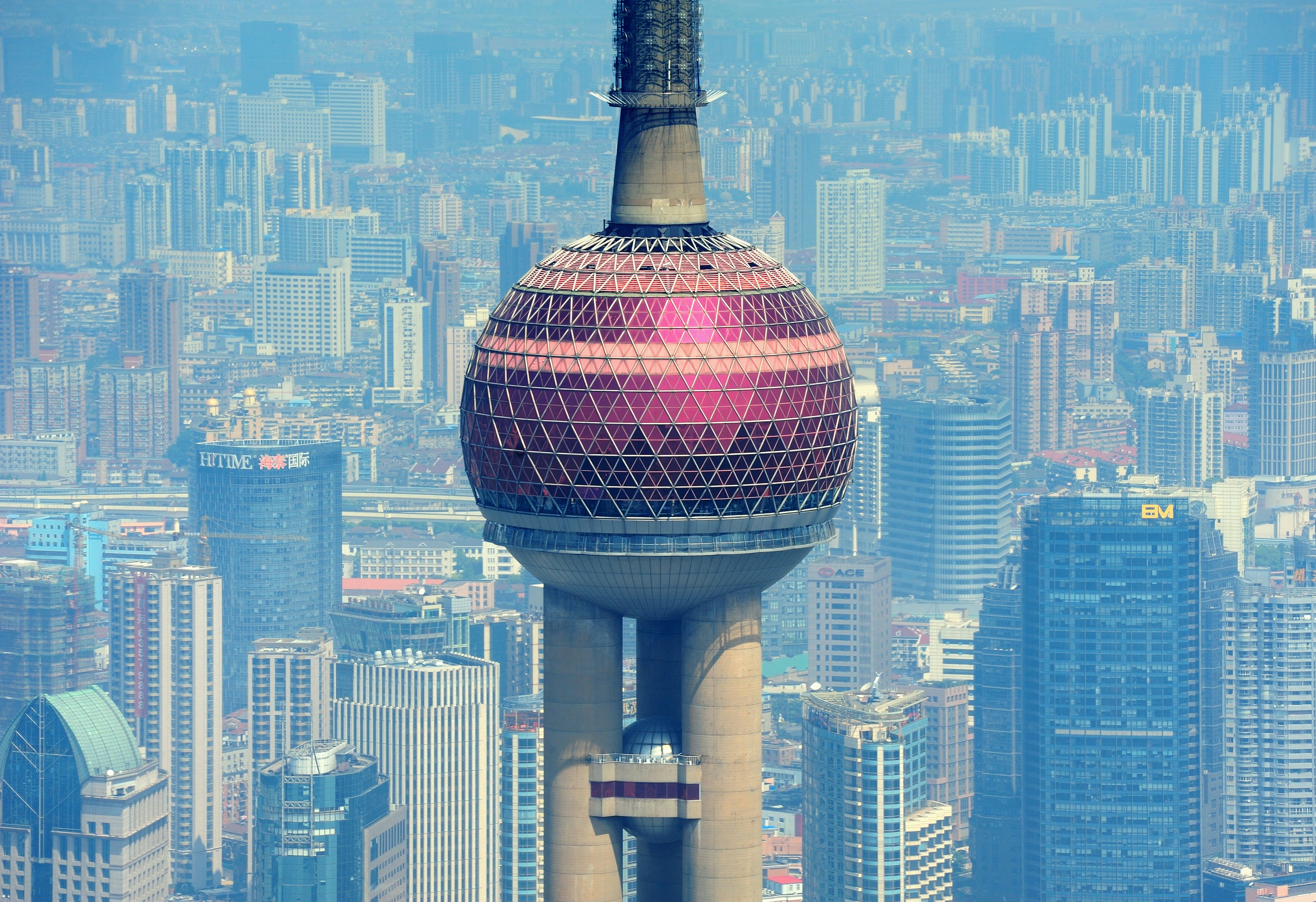 SHANGHAI, CHINA - MAY 28: Oriental Pearl Tower over river on May 28, 2012 in Shanghai, China. The tower was the tallest structure in China excluding Taiwan from 1994~2007 and the landmark of Shanghai.; Shutterstock ID 126669962; Your name (First / Last): Josh Vogel; Project no. or GL code: 56530; Network activity no. or Cost Centre: Online-Design; Product or Project: 65050/7529/Josh Vogel/LP.com Destination Galleries