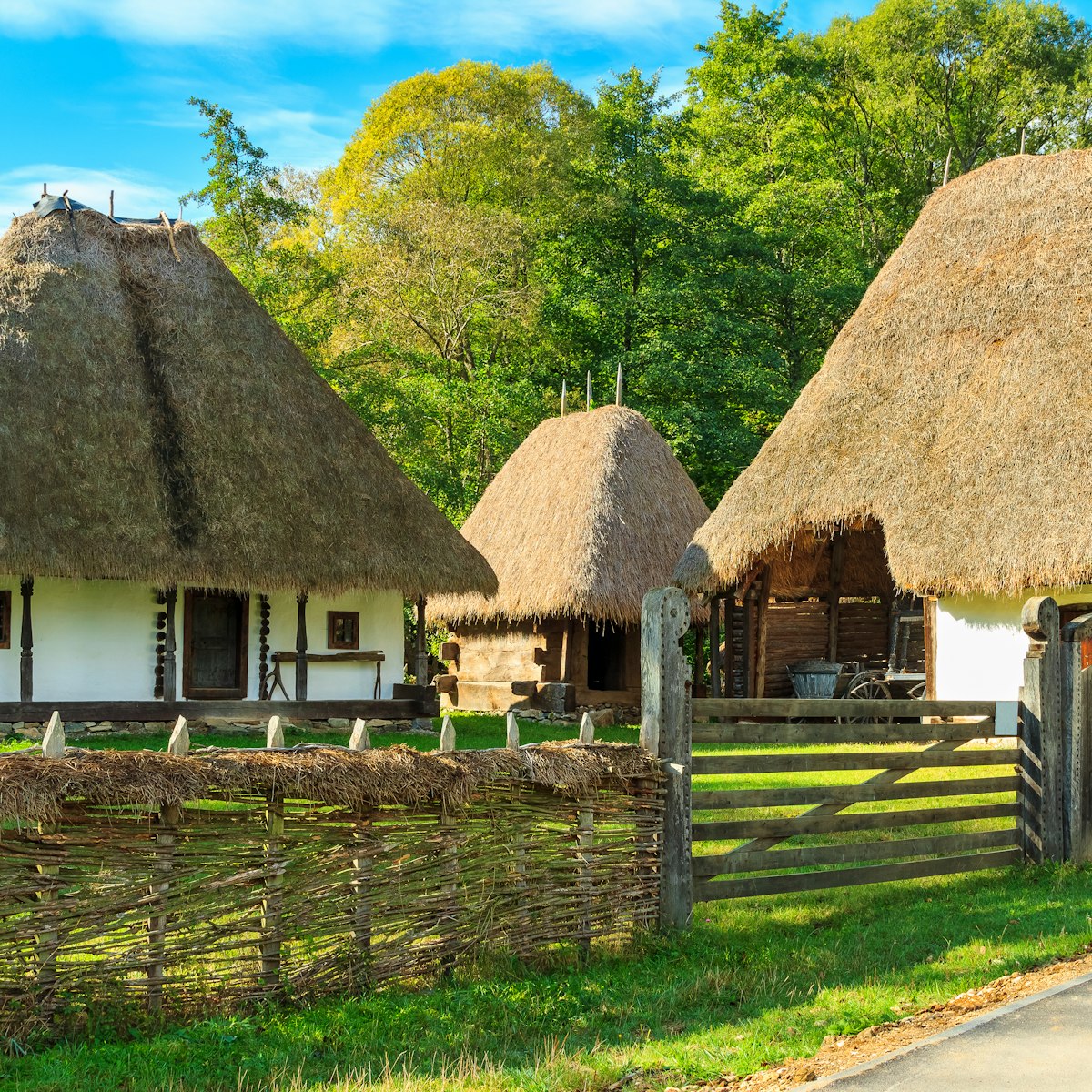 The old peasant houses,Astra village museum,Sibiu,Transylvania,Romania,Europe; Shutterstock ID 224656321; Your name (First / Last): Josh Vogel; Project no. or GL code: 56530; Network activity no. or Cost Centre: Online-Design; Product or Project: 65050/7529/Josh Vogel/LP.com Destination Galleries