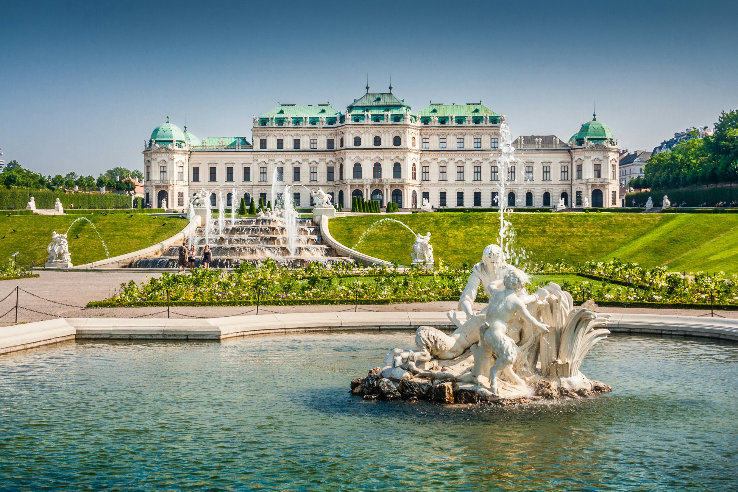 Beautiful view of famous Schloss Belvedere, built by Johann Lukas von Hildebrandt as a summer residence for Prince Eugene of Savoy, in Vienna, Austria; Shutterstock ID 249139849; Your name (First / Last): Josh Vogel; Project no. or GL code: 56530; Network activity no. or Cost Centre: Online-Design; Product or Project: 65050/7529/Josh Vogel/LP.com Destination Galleries