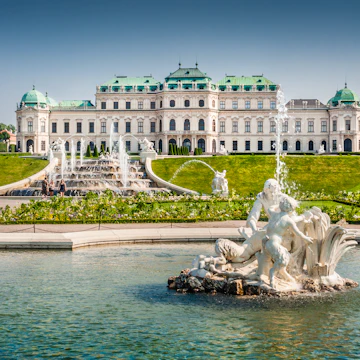 Beautiful view of famous Schloss Belvedere, built by Johann Lukas von Hildebrandt as a summer residence for Prince Eugene of Savoy, in Vienna, Austria; Shutterstock ID 249139849; Your name (First / Last): Josh Vogel; Project no. or GL code: 56530; Network activity no. or Cost Centre: Online-Design; Product or Project: 65050/7529/Josh Vogel/LP.com Destination Galleries