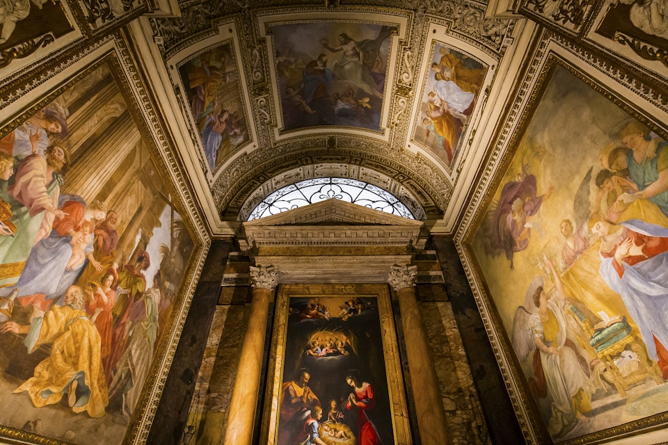 ROME, ITALY, JUNE 14, 2015 : interiors and architectural details of saint louis des francais church, june 14, 2015, in Rome, Italy; Shutterstock ID 306327644; Your name (First / Last): Josh Vogel; Project no. or GL code: 56530; Network activity no. or Cost Centre: Online-Design; Product or Project: 65050/7529/Josh Vogel/LP.com Destination Galleries