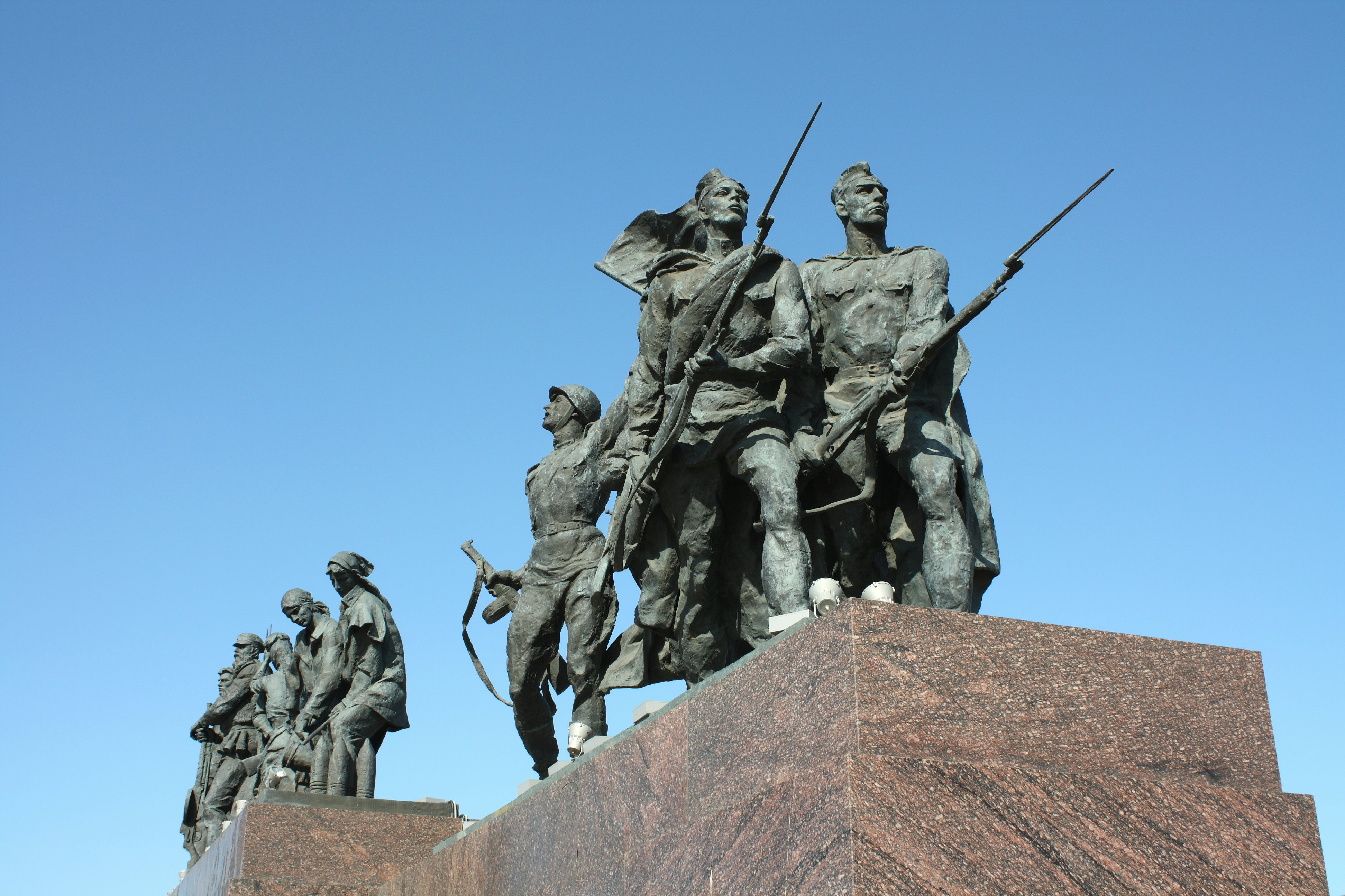Monument to defenders of Leningrad in Saint Petersburg; Shutterstock ID 43164169; Your name (First / Last): Josh Vogel; Project no. or GL code: 56530; Network activity no. or Cost Centre: Online-Design; Product or Project: 65050/7529/Josh Vogel/LP.com Destination Galleries