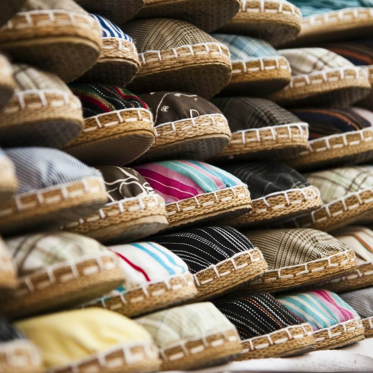 Stacked espadrilles; Shutterstock ID 44662042; Your name (First / Last): Josh Vogel; Project no. or GL code: 56530; Network activity no. or Cost Centre: Online-Design; Product or Project: 65050/7529/Josh Vogel/LP.com Destination Galleries