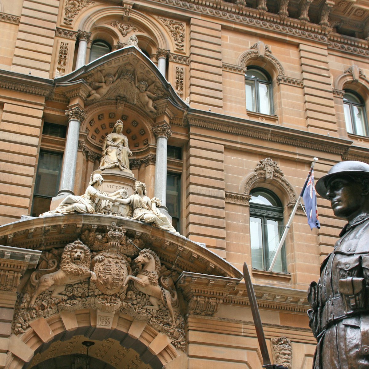 martin place, sydney, A statue of a soldier, australia; Shutterstock ID 86152537; Your name (First / Last): Josh Vogel; Project no. or GL code: 56530; Network activity no. or Cost Centre: Online-Design; Product or Project: 65050/7529/Josh Vogel/LP.com Destination Galleries