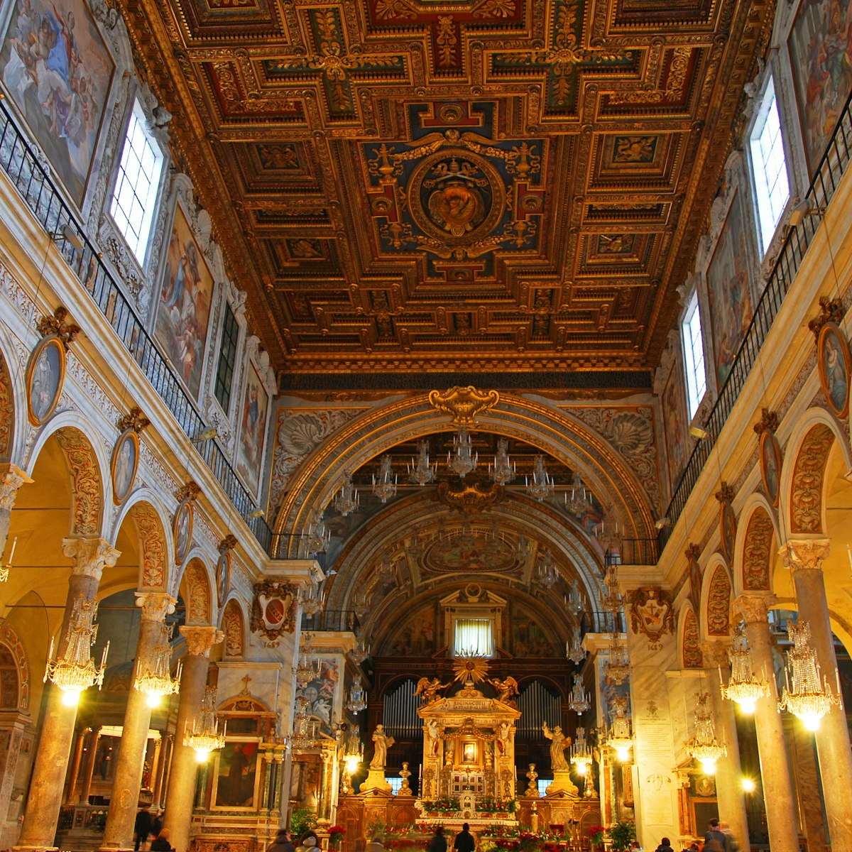 Rome  Santa Maria in Aracoeli  Basilica interior at the Vittoriano; Shutterstock ID 98175971; Your name (First / Last): Josh Vogel; Project no. or GL code: 56530; Network activity no. or Cost Centre: Online-Design; Product or Project: 65050/7529/Josh Vogel/LP.com Destination Galleries