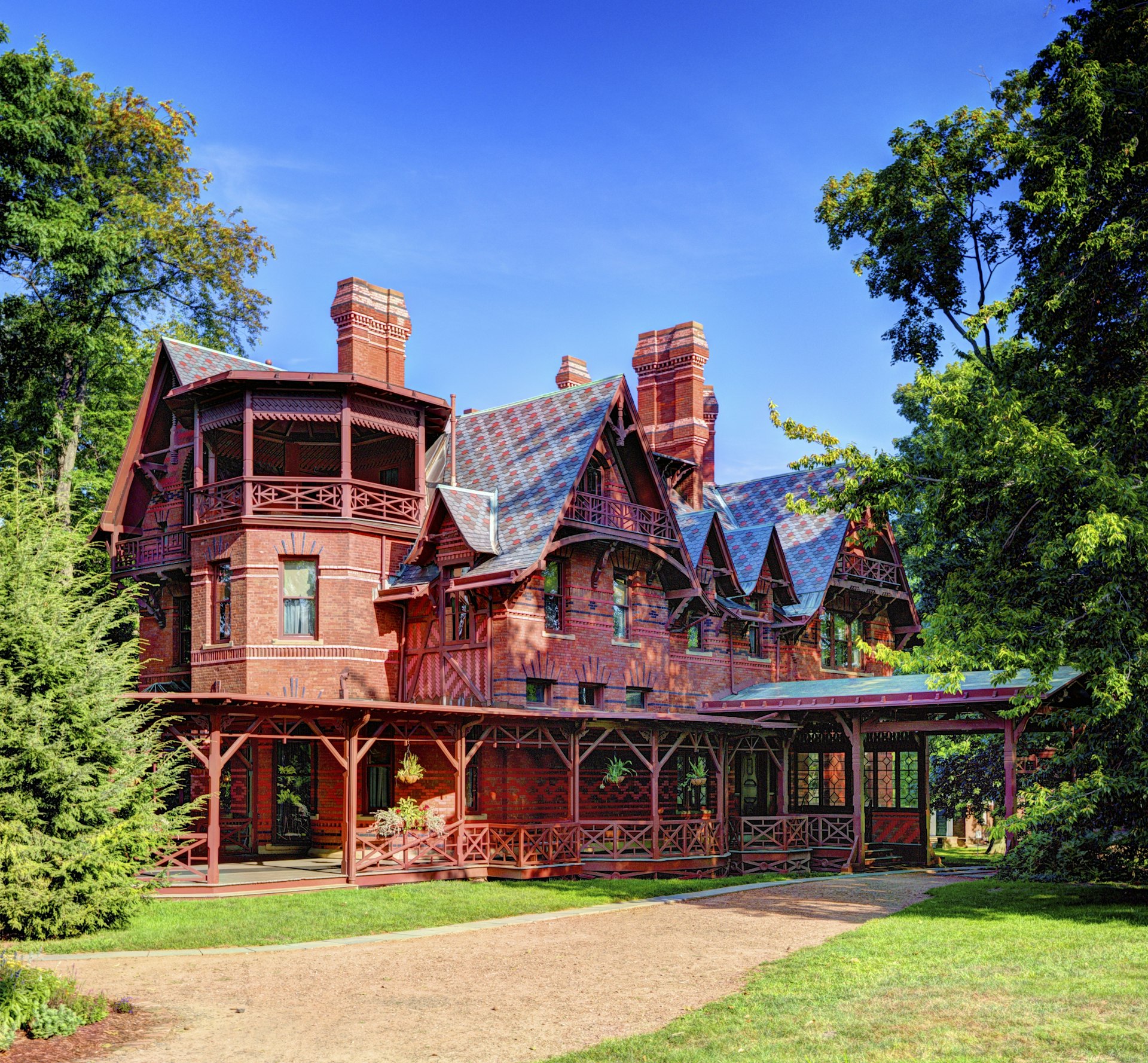 The Mark Twain House in Hartford, Connecticut