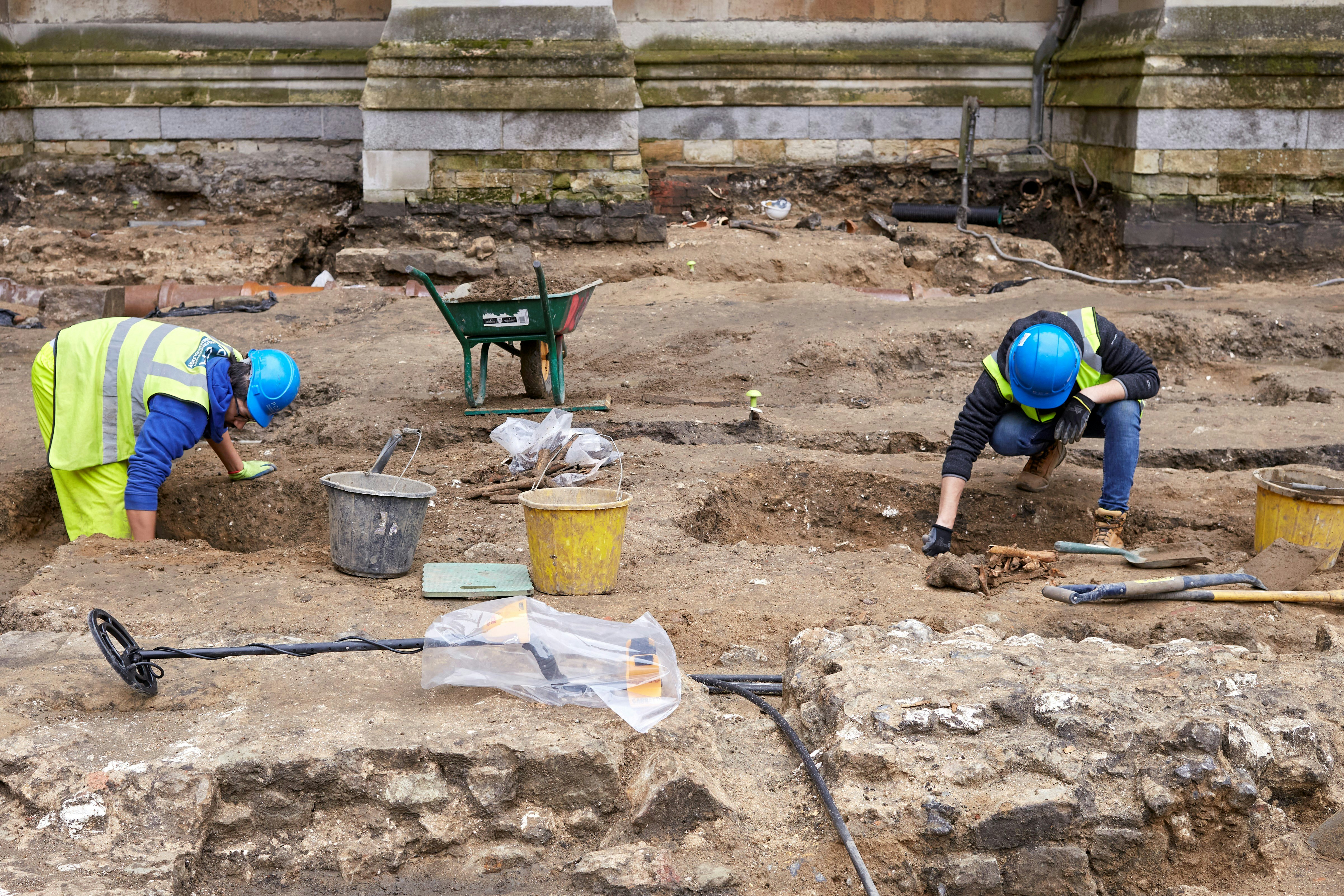 Archaeologists from PCA working on the Great Sacristy site.jpg