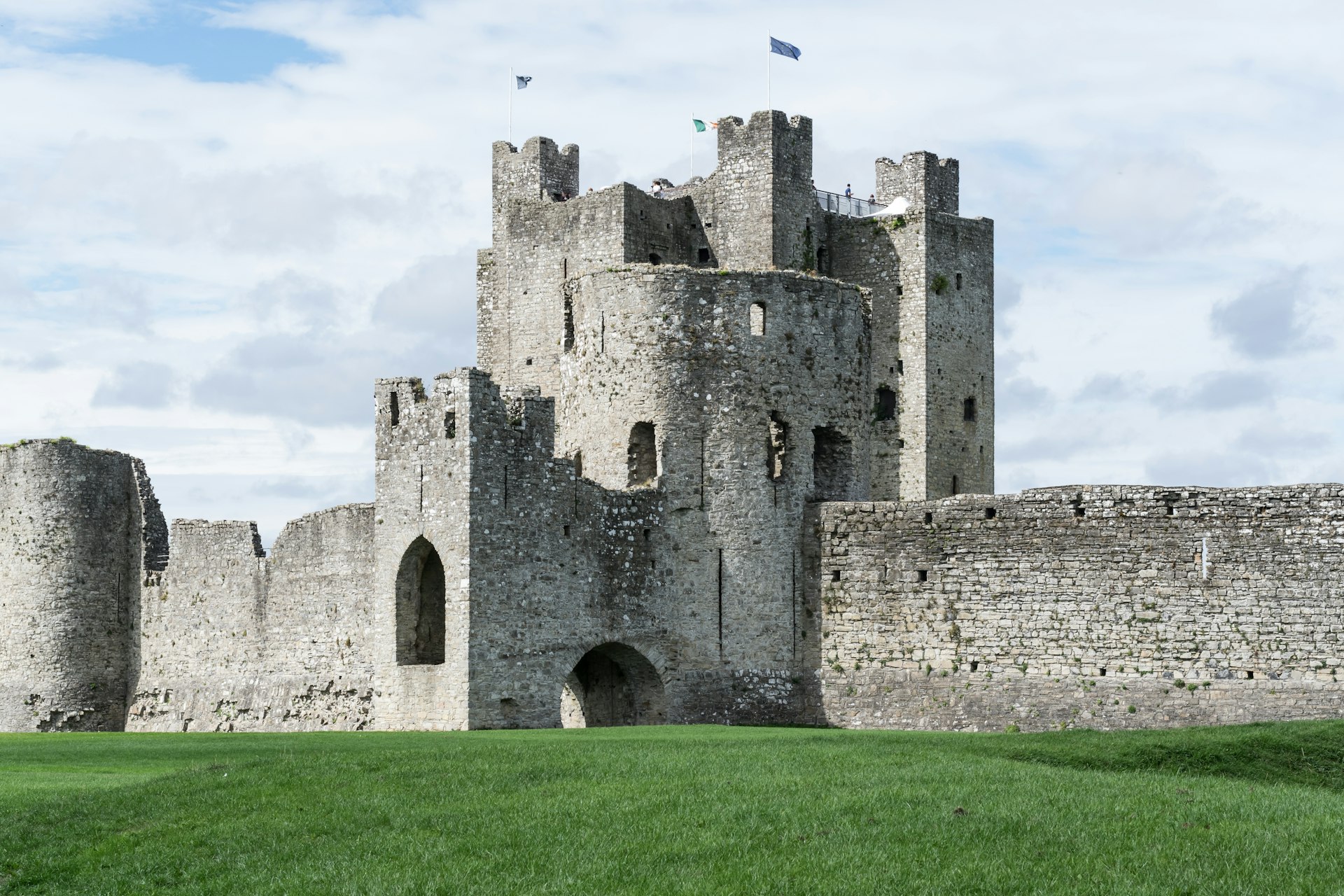 Trim Castle by the banks of the Rover Boyne