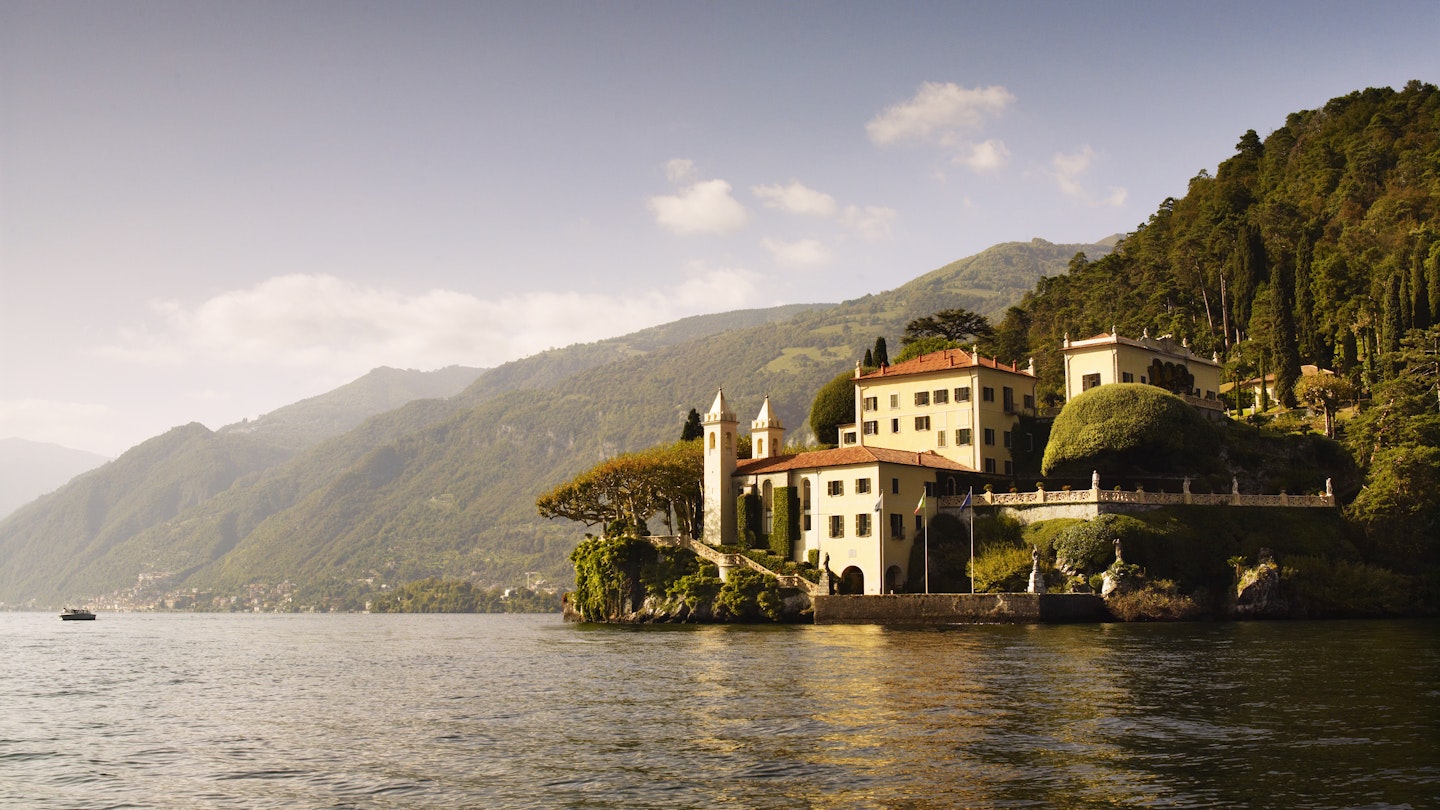 Villa del Balbianello, on shores of Lake Como.
