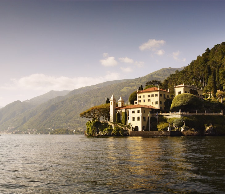 Villa del Balbianello, on shores of Lake Como.