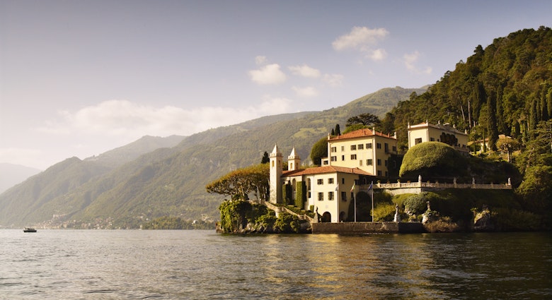 Villa del Balbianello, on shores of Lake Como.