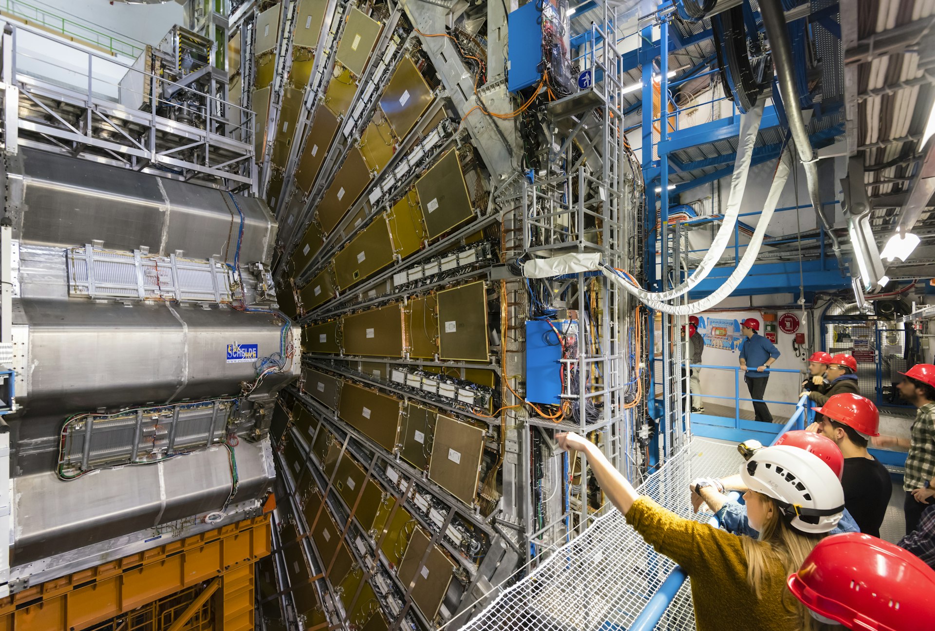 Large Hadron Collider (LHC) nuclear particle accelerator at CERN, Geneva (Switzerland)
