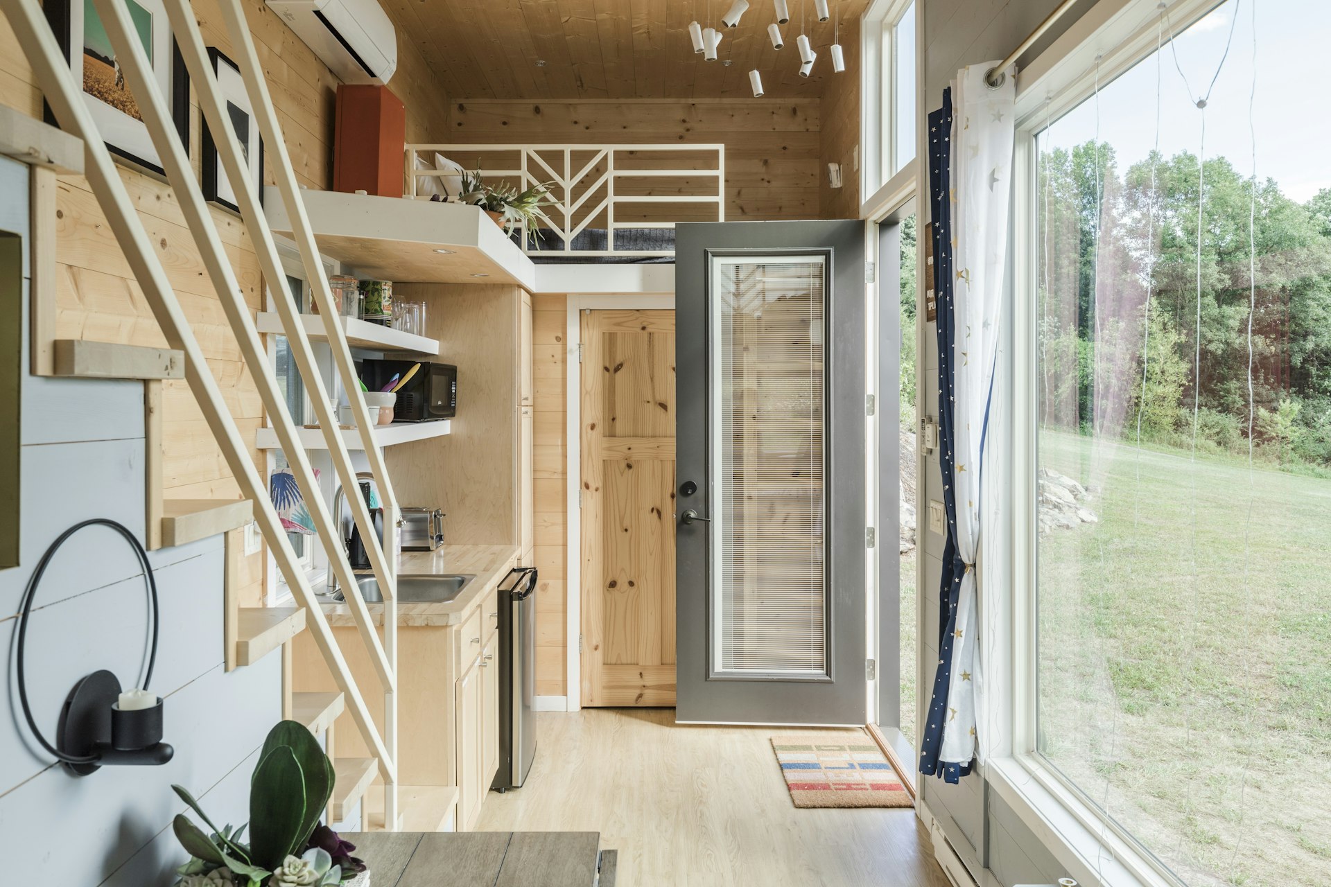 Wooden tiny home in Upstate New York