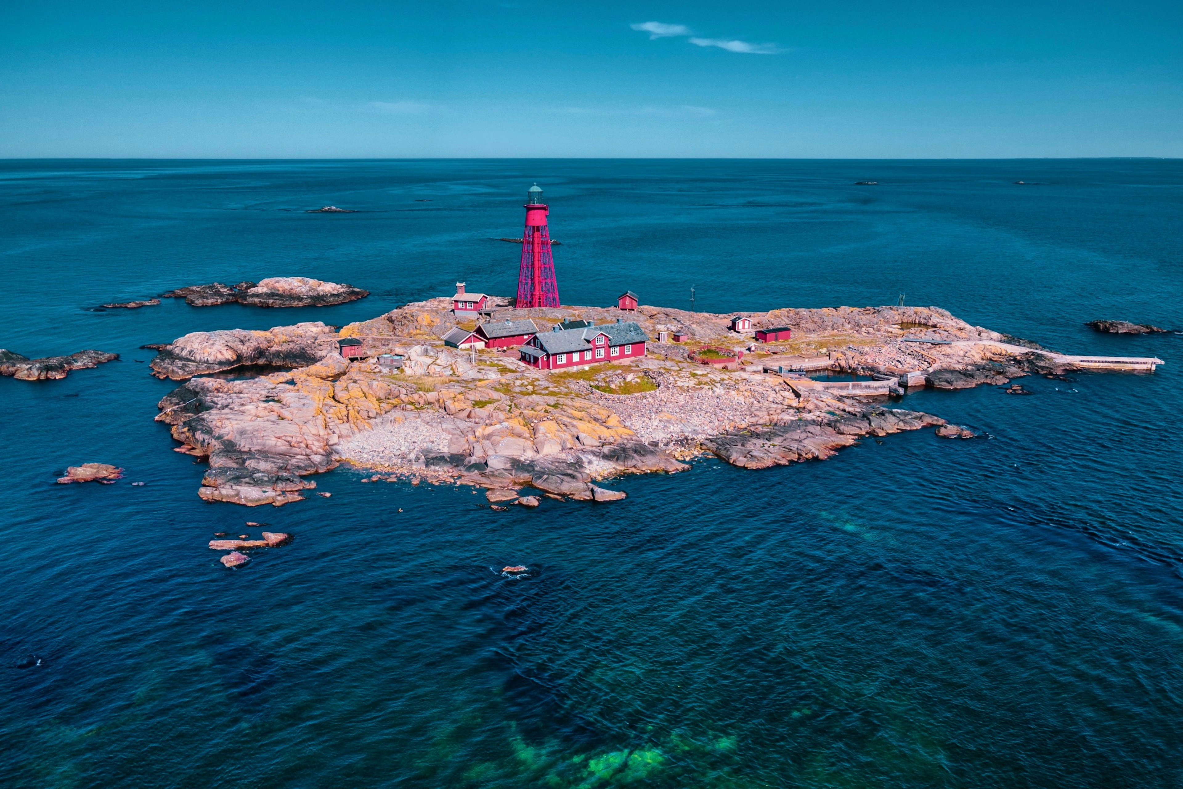 Pater Noster hotel on the island of Hamneskar