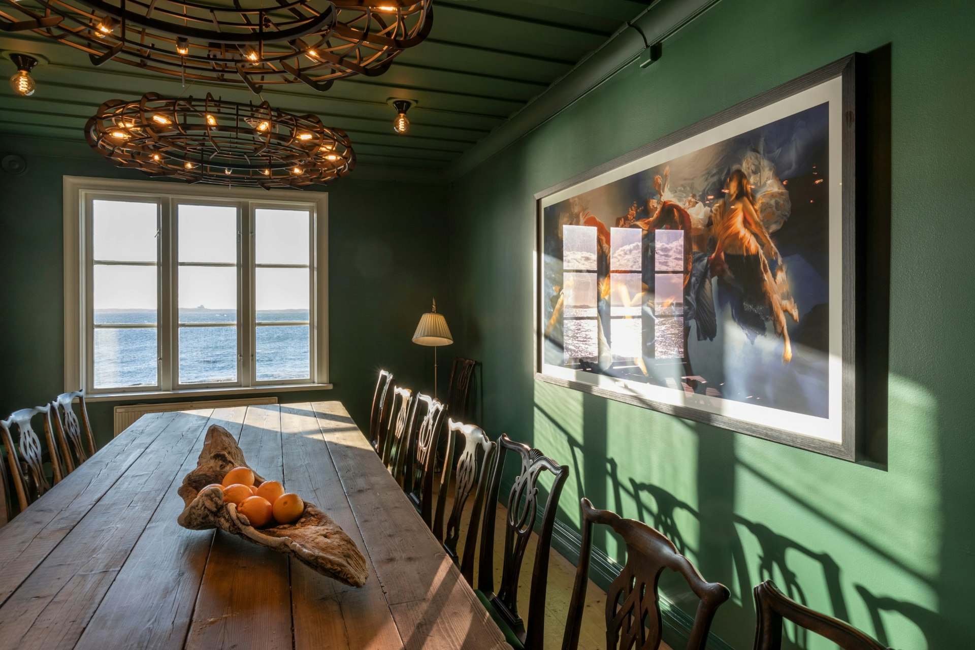 The dining room at the Pater Noster hotel in Sweden