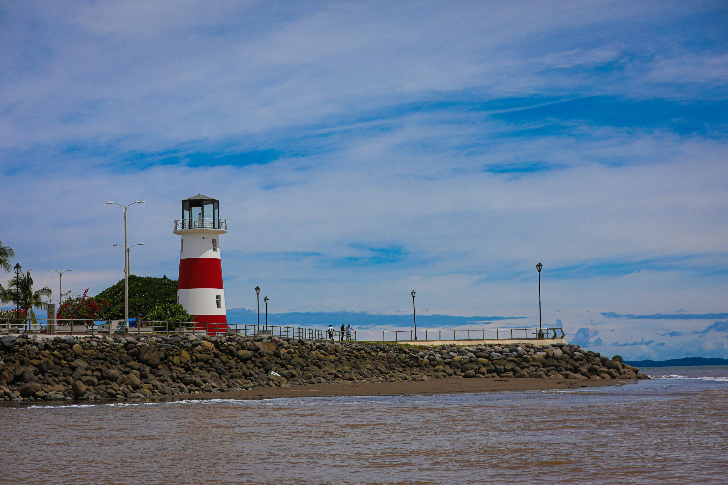 A lighthouse on San Lucas Island in Costa Rica