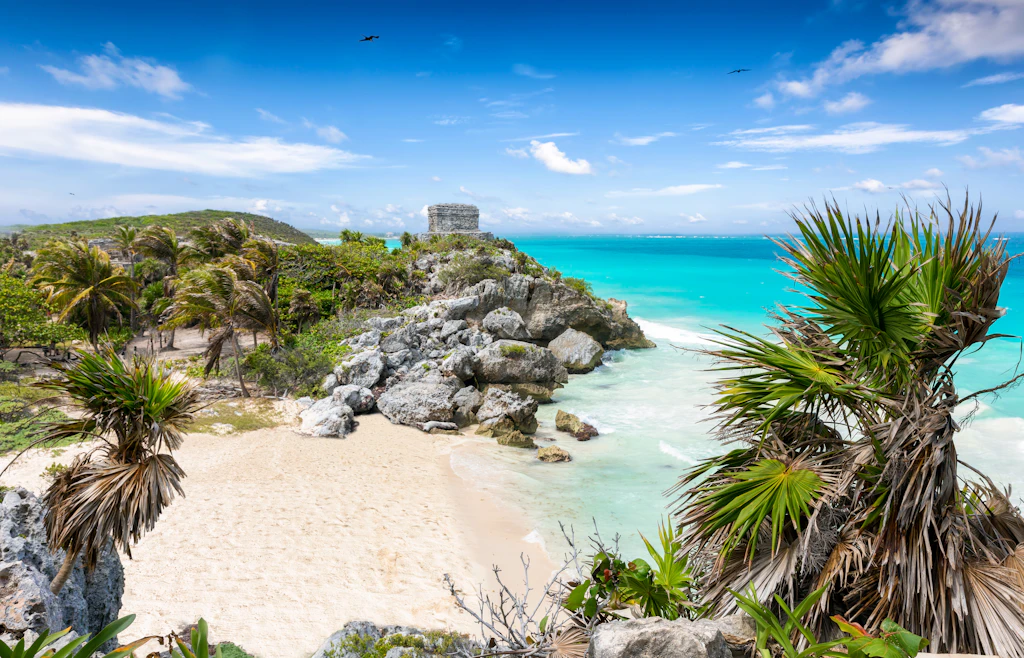 A Tulum beach