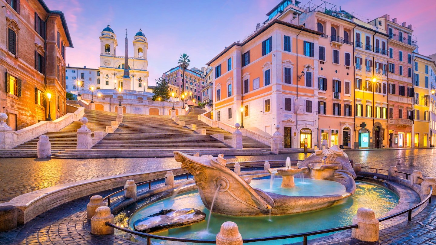 Spanish Steps in the early morning.